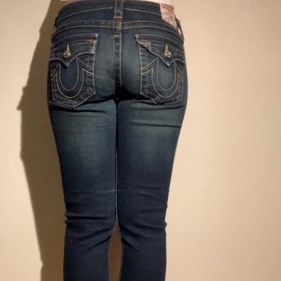 Vintage True Religion Jeans- Mid/Low Rise Sz 28 - Picture 6 of 11